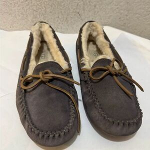UGG Australia Women Dakota Wool Lined Slippers Brown